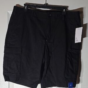 Men's Black Cargo Shorts